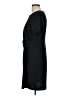 Nine West 100% Polyester Solid Black Casual Dress Size L - photo 5