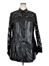 Rose Gal 100% Polyester Black Raincoat Size 2X - photo 1