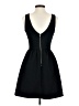 Everly Solid Black Casual Dress Size S - photo 2
