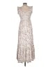 LoveShackFancy Floral Ivory Casual Dress Size L - photo 2
