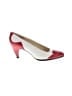 Evan Picone Color Block Red Heels Size 7 1/2 - photo 1