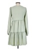 Originality Solid Green Casual Dress Size XS - photo 2