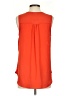 Pleione Orange Sleeveless Blouse Size S - photo 2