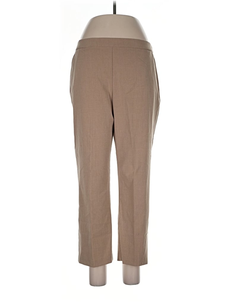 Pre-owned Croft & Barrow Dress Pants In Tan