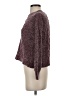 Pink Rose 100% Polyester Tweed Burgundy Pullover Sweater Size S - photo 5