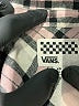 Vans 100% Cotton Plaid Ivory Long Sleeve Button-Down Shirt Size XS - photo 7