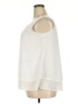 Unbranded Solid Ivory Sleeveless T-Shirt Size XXL - photo 5