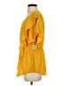 Thalia Sodi 100% Polyester Yellow Short Sleeve Blouse Size S - photo 5