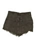 Zara Stars Green Denim Shorts Size 4 - photo 2