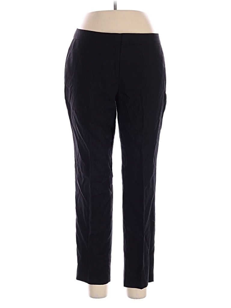 Pre-owned Jcrew Wool Pants In Black