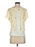 Unbranded Ivory Short Sleeve Blouse Size S - photo 1