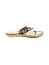 Stuart Weitzman Gold Flip Flops Size 7 - photo 1