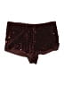 Wild Fable 100% Polyester Tweed Burgundy Shorts Size L - photo 1