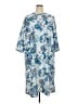 Tuckernuck 100% Polyester Paisley Blue Casual Dress Size 3X - photo 1