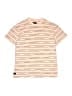 Assorted Brands 100% Cotton Stripes Tan Short Sleeve T-Shirt Size M (kids) - photo 1