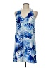 Beach Break Tropical Blue Casual Dress Size M - photo 1