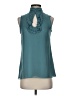 Nanette Lepore Teal Sleeveless Blouse Size 2 - photo 1