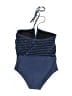Cupshe Chevron-herringbone Blue One Piece Swimsuit Size 18 - photo 2