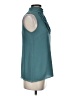 Nanette Lepore Teal Sleeveless Blouse Size 2 - photo 4