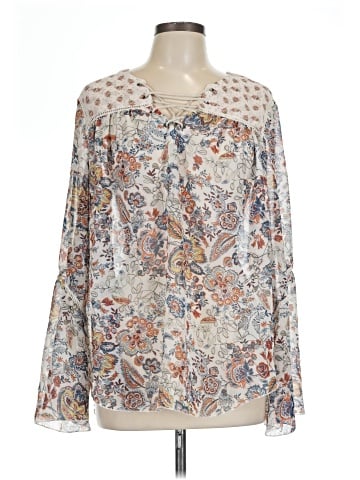 Jeans By Buffalo Long Sleeve Blouse (view 1)