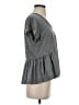 Current/Elliott Gray Short Sleeve Top Size XS (0) - photo 4