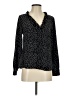 Shein Polka Dots Black Long Sleeve Blouse Size 2 - photo 1