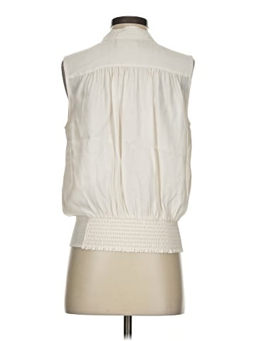 FRAME Sleeveless Silk Top (view 2)