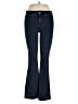 Express Chevron-herringbone Blue Jeans Size 8 (petite) - photo 1