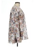 Jeans By Buffalo 100% Polyester Paisley Ivory Long Sleeve Blouse Size L - photo 4