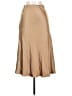 Unbranded 100% Polyester Metallic Tan Casual Skirt Size XS - photo 1