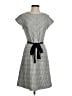 Ann Taylor Houndstooth Gray Casual Dress Size 2 - photo 1