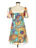 GB 100% Polyester Paisley Teal Cocktail Dress Size M - photo 2