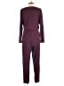 Lively Solid Burgundy Jumpsuit Size L - photo 2