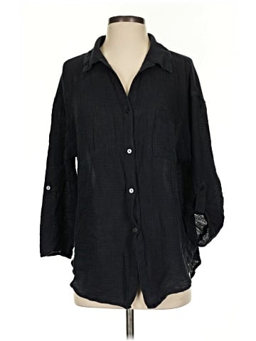 Kona Sol 3/4 Sleeve Button-Down Shirt (view 1)