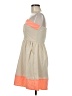 Maurices Color Block Orange Casual Dress Size 7 - photo 5