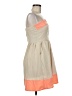 Maurices Color Block Orange Casual Dress Size 7 - photo 4
