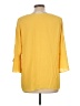 Thalia Sodi 100% Polyester Yellow 3/4 Sleeve Blouse Size L - photo 2