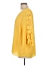 Thalia Sodi 100% Polyester Yellow 3/4 Sleeve Blouse Size L - photo 5