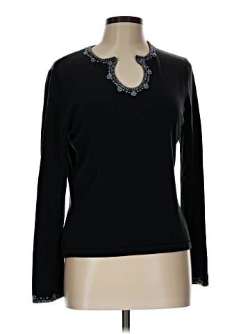 Talbots Long Sleeve Silk Top (view 1)
