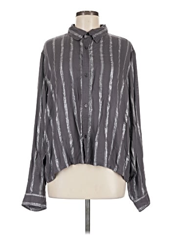 Urban Outfitters Long Sleeve Button-Down Shirt (view 1)