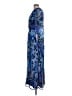Boston Proper Paisley Blue Cocktail Dress Size 10 - photo 5