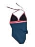 Boden Color Block Blue One Piece Swimsuit Size 10 - photo 2