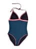 Boden Color Block Blue One Piece Swimsuit Size 10 - photo 1