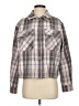 Empyre Plaid Gray 3/4 Sleeve Blouse Size S - photo 1