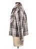 Empyre Plaid Gray 3/4 Sleeve Blouse Size S - photo 5