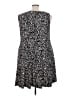 Connected Apparel Graphic Black Casual Dress Size 24 - photo 2