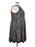 Connected Apparel Graphic Black Casual Dress Size 24 - photo 4
