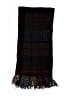 SEARLE 100% Rayon Plaid Black Brown Scarf One size - photo 2