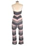 Staring at Stars 100% Rayon Chevron-herringbone Pink Jumpsuit Size M - photo 2