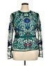 Sundance 100% Polyester Green Long Sleeve Blouse Size 14 - photo 1
